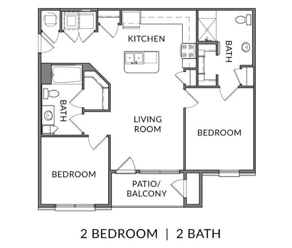 floor plan 2-A Type B-60%